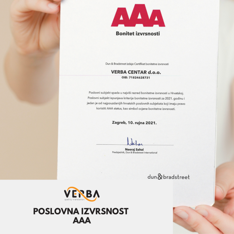 poslovna izvrsnost aaa