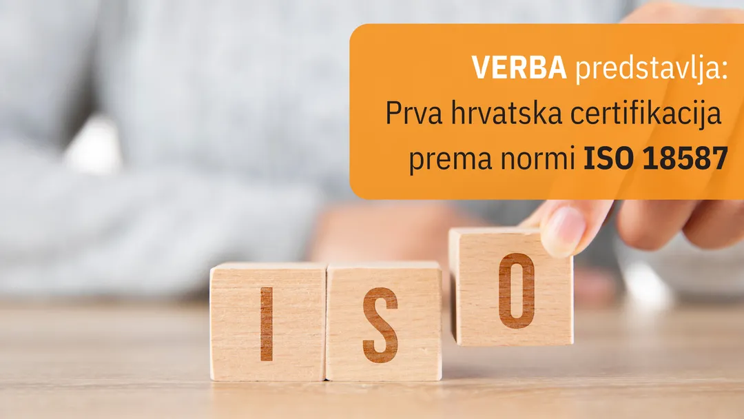 Prva hrvatska certifikacija prema normi ISO 18587